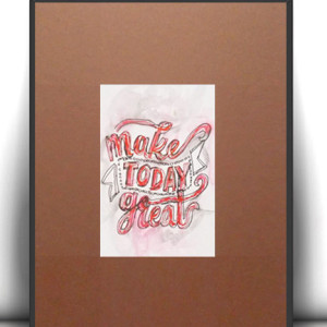 brązowy plakat A4, mały plakat z napisami, mały obrazek z napisami, boho dekoracja na ścianę, mały plakat do domu, napisy plakat 21x30