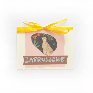 boho zaproszenie na różne okazje, zaproszenie bez tekstu, zaproszenie z kotem, puste zaproszenie, fajne zaproszenie na imprezę, uniwersalne zaproszenia, proste zaproszenia