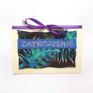 monstera zaproszenie ogólne, boho zaproszenie na imprezę, puste zaproszenie, uniwersalne zaproszenie, liście zaproszenie, proste zaproszenia, ładne zaproszenia