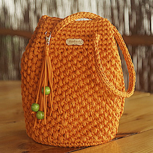 Torebka- worek ze sznurka