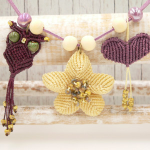 Naszyjnik Sowa Purpurowa.