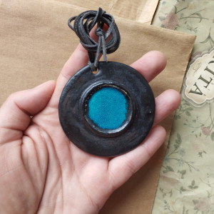 Wisior z turkusowym okiem