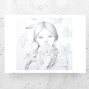 biało czarne plakaty A4, dziewczynka plakat 21x30, szary plakat z dziewczynką, boho plakat, nowoczesne plakaty na ścianę, plakat do salonu, plakat do przedpokoju, poster A4, fajne plakaty