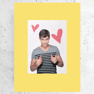 nowy plakat z chłopakiem, plakat z przystojniakiem, Violetta plakat A4, plakat Violetta, plakat z filmu Violetta, plakat z aktorem Diego Dominguez, plakat Diego Dominguez, filmowe plakaty A4