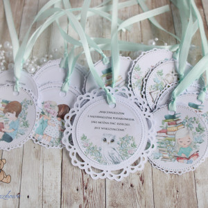 Zawieszka do prezentu, podziękowanie dla nauczyciela, dzień nauczyciela, zakończenie roku szkolnego