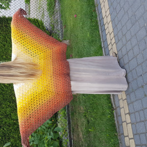 Chusta ,, Zachód słońca"