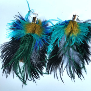 Kolczyki pióra lekkie