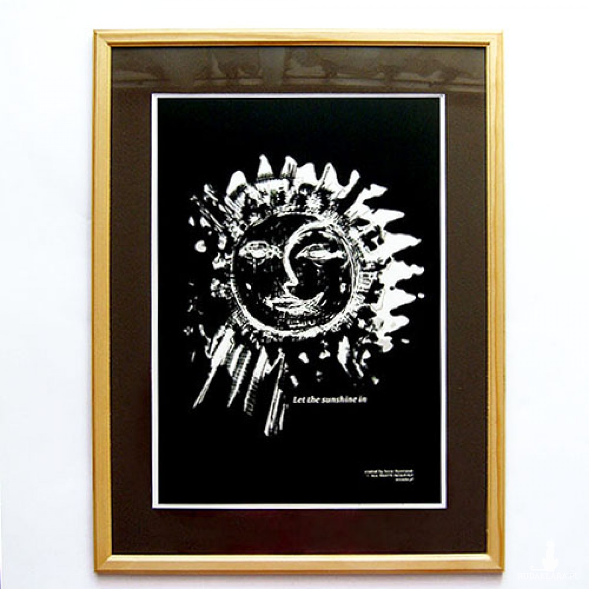30x40 plakat skandynawski styl, czarno biały plakat do sypialni, słońce plakat, księżyc plakat na ścianę
