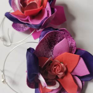 Kolczyki kwiaty  lekkie