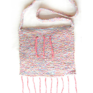 boho torba na ramię, boho torebka, etno torba z włóczki, włóczkowa torebka, etniczna torebka, pastelowa torebka na ramię, pastelowa torba etno