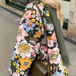 kurtka kolorowa ciepła M/L