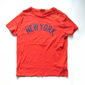 nowa koszulka XL, czerwona koszulka xl, new york koszulka z bawełny, bawełniana koszulka z napisem