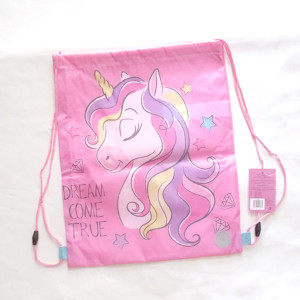 nowy worek szkolny, różowy worek na buty, jednorożec worek do szkoły, workoplecak szkolny, szkolny worek dla dziewczynki, worek z jednorożcem
