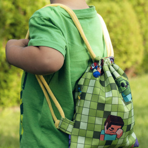 Zielony workoplecak dla malucha