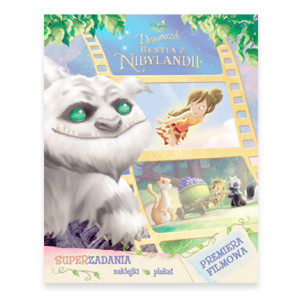 nowa książka Dzwoneczek i Bestia z Nibylandii super zadania naklejki plakat, książka dla dzieci z łamigłówkami i naklejkami