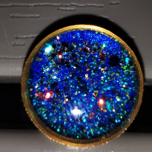 Kolorowe sztyfty gwiazdy niebo galaktyka modne kolczyki