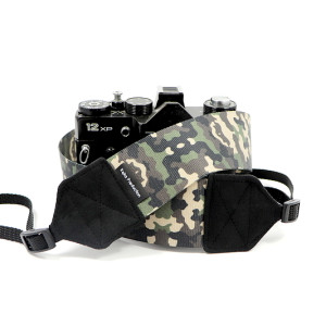 Pasek Moro z czarnym do aparatu fotograficznego na szyję dla fotografa