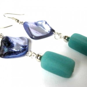 kolczyki handmde kolana zdarte, serce niewiele warte X1