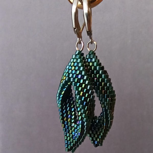 Kolczyki Łezki - Green