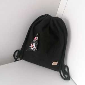 Worko-plecak H A N A Dark Blooming Garden