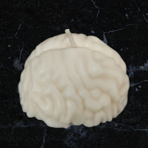 Świeca sojowa mózg halloween