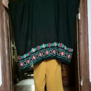 Oversize czarna narzutka vinted