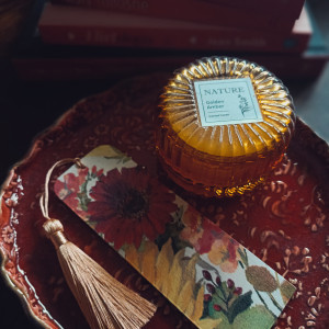 Zakładka do książki Jesienne kwiaty