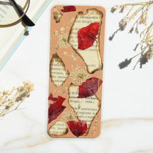 Zakładka do książki "On Paper" Kwiaty