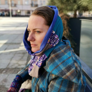 Komin patchworkowy kolorowy