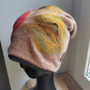 Czapka wełniana braz