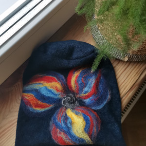 Czapka wełniana granat