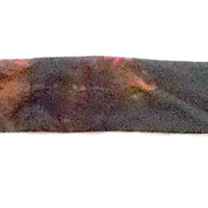 boho apaszka 96 cm x 8,5 cm, rudo czarna apaszka, wiskoza apaszka krótka, rudo czarna opaska, boho opaska do włosów,  przepaska grunge apaszka