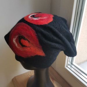 Czapka wełniana czarna