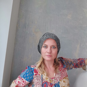 czapka melanż damska duza