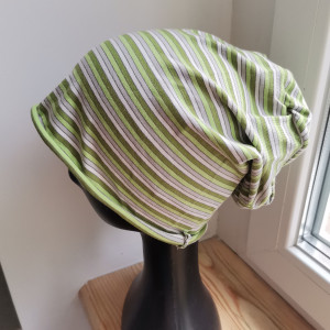 czapka unisex codzienna w paski