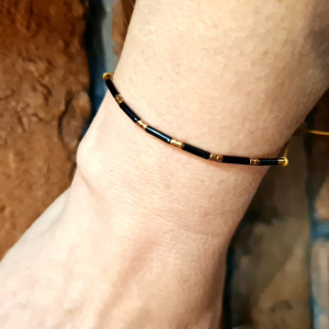 Bransoletka Czarne złoto