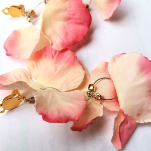 Klipsy kwiatowe lekkie