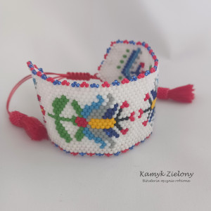 Bransoletka z kaszubskim wzorem