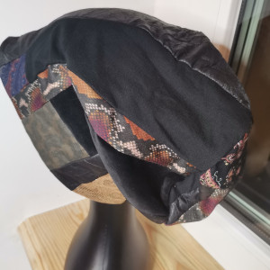 czapka patchworkowa smerfetka