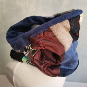 Komin patchworkowy kolorowy