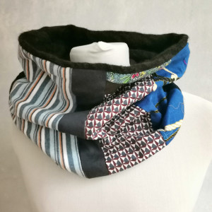 Komin patchworkowy kolorowy