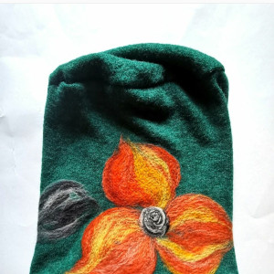 Czapka wełniana turkus