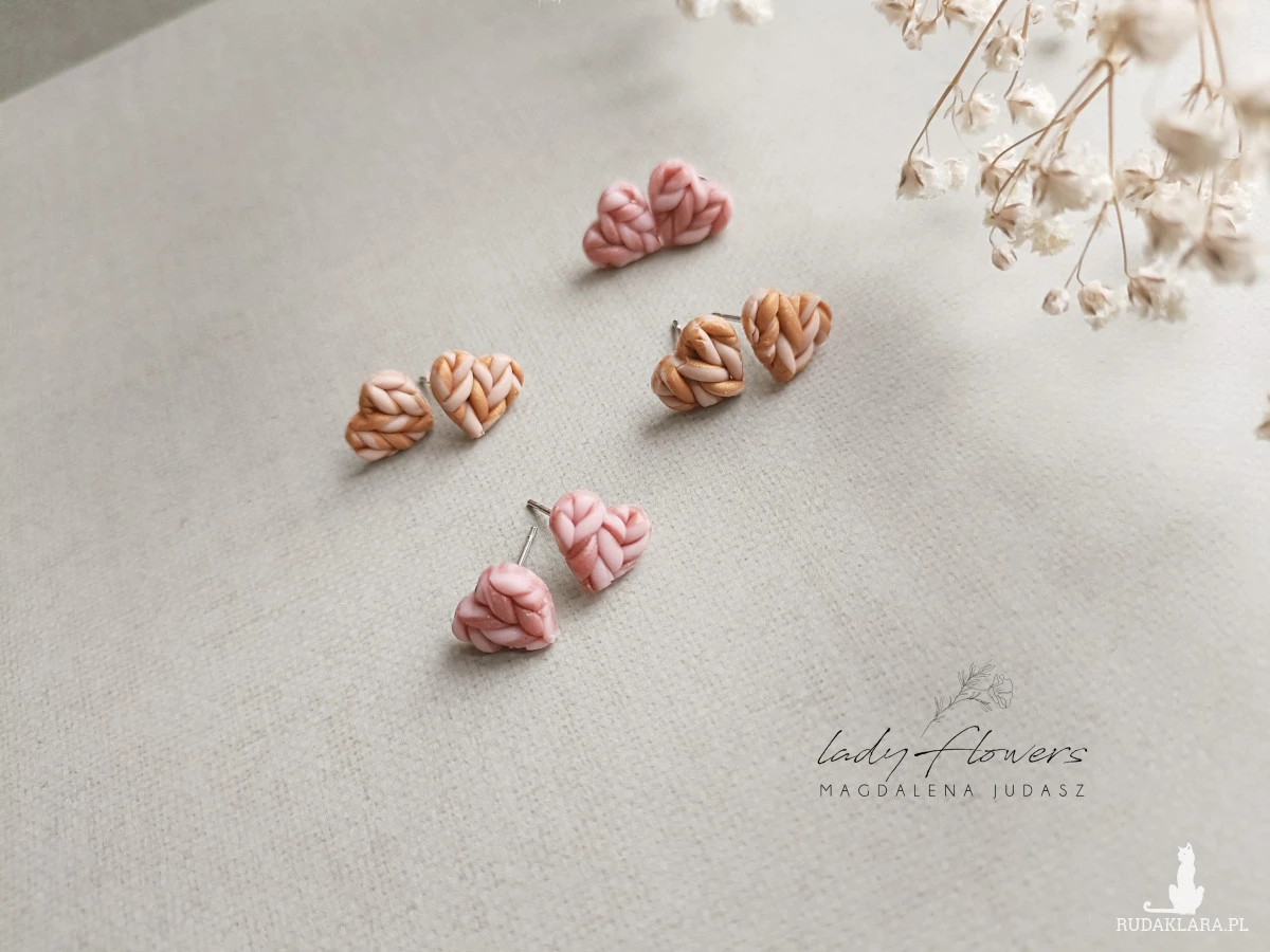 Kolczyki serduszka