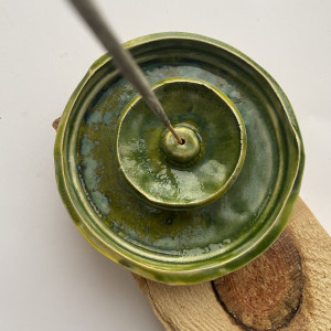 PALOLOPULI DUET podstaweczka pod kadzidełko wraz z talerzykiem