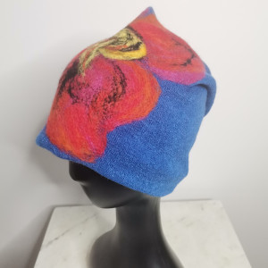 Czapka wełniana niebieska ostatnia