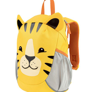 nowy plecaczek dla dziecka, plecak dla chłopca, plecak dla dziewczynki, plecak do przedszkola, tygrysek plecak, plecak z tygryskiem, dziecięcy plecak, żółty plecak