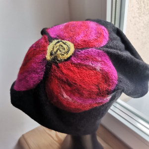 Czapka wełniana czarna