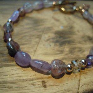 Violette - bransoletka z ametystu