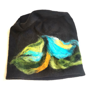 Czapka wełniana czarna