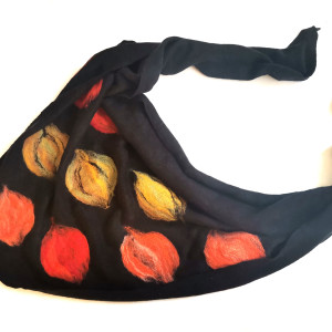 Chusta czarna  merino